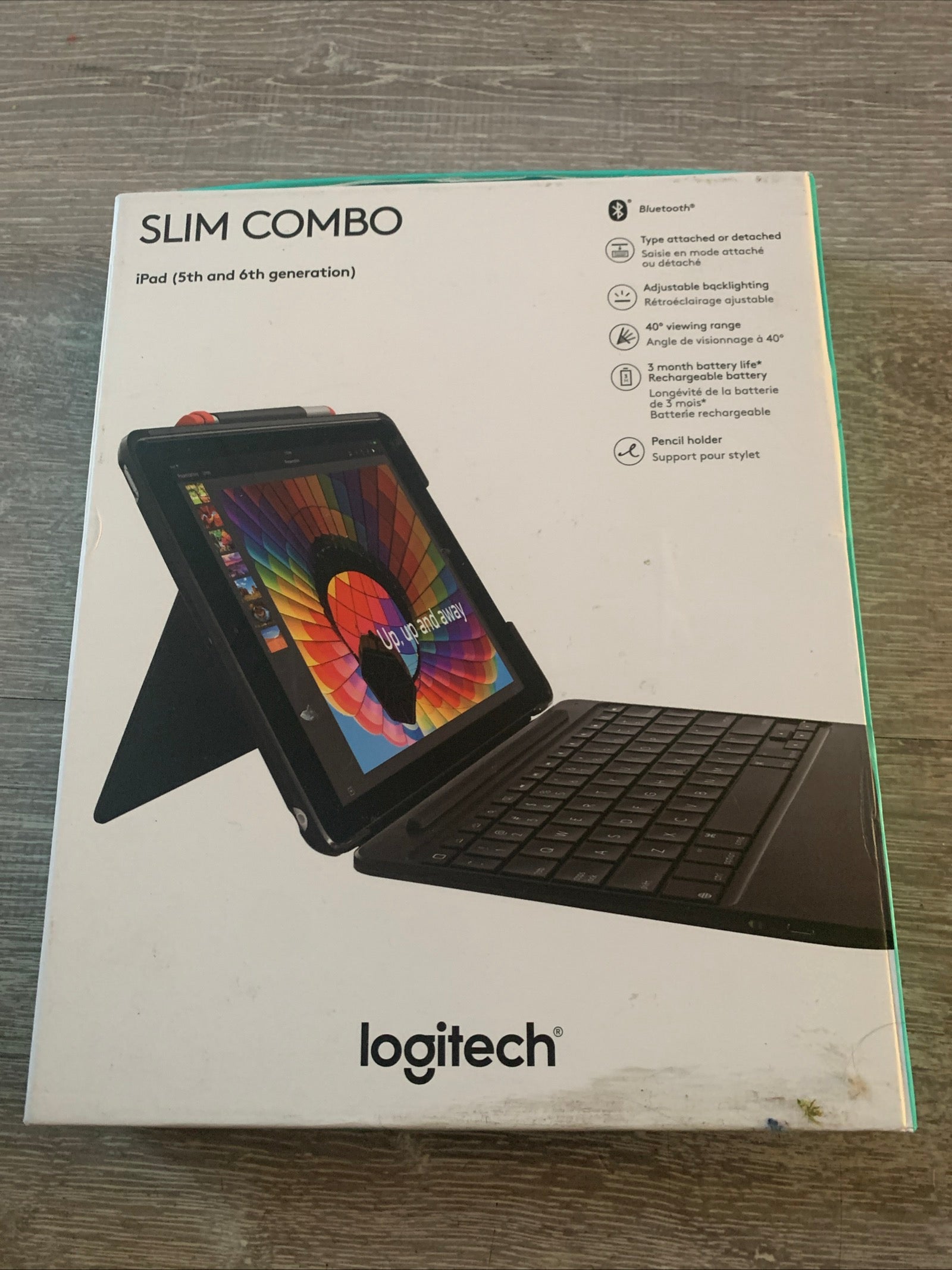 Logitech slim combo for ipad 5th and 6th generation