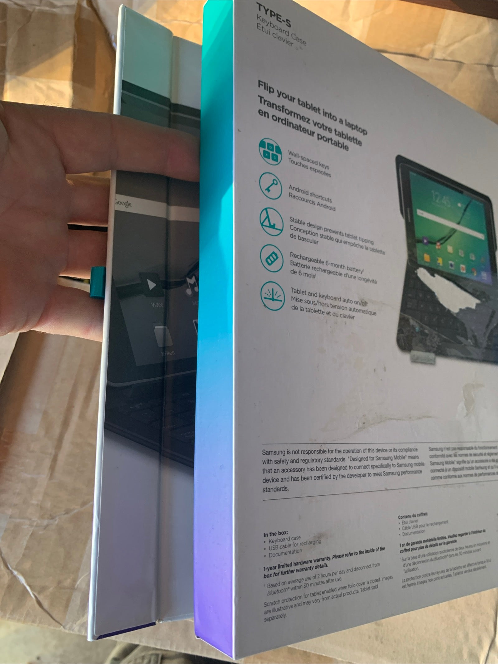 Logitech type-S for Samsung Galaxy Tab S2