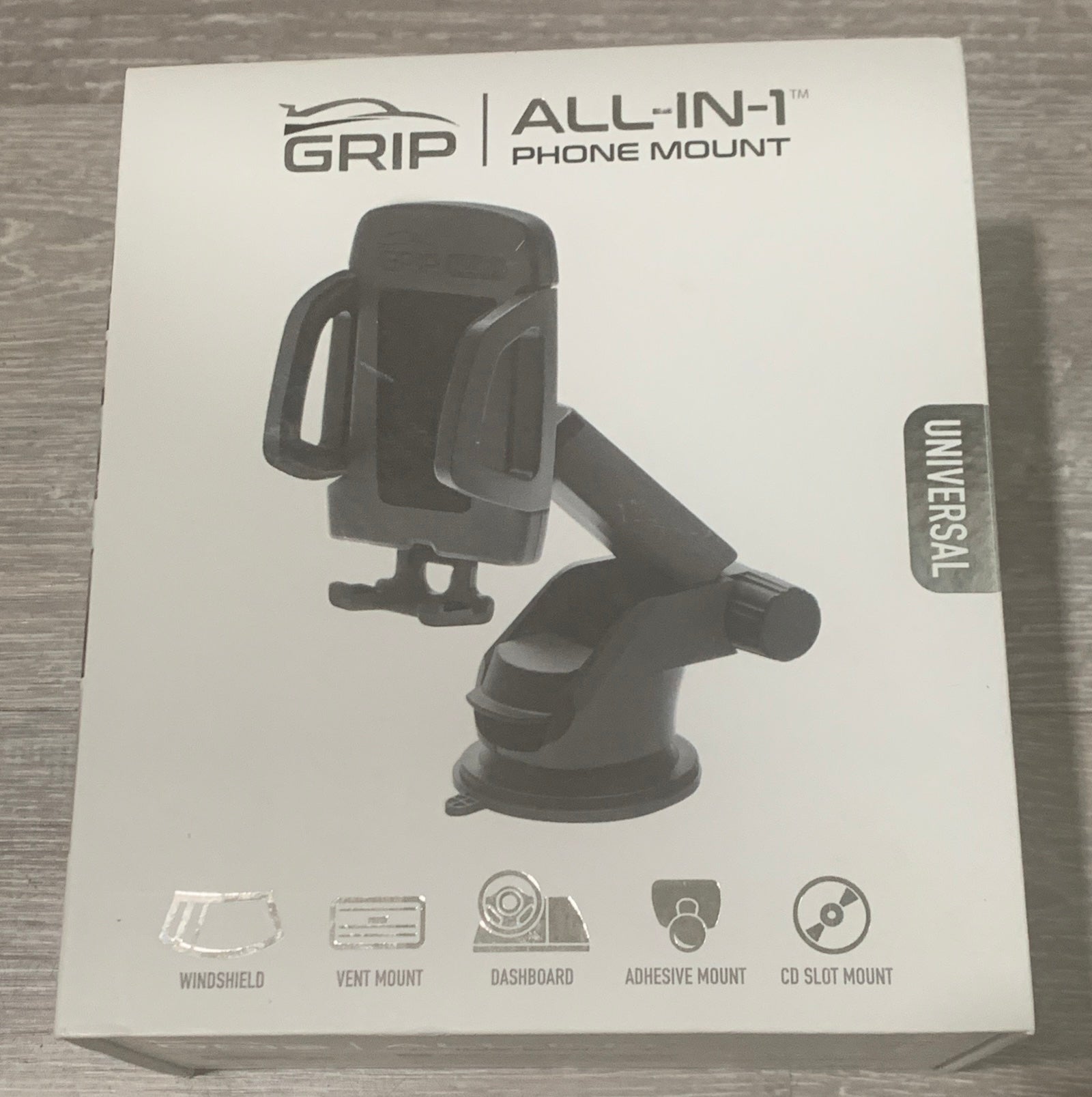 Grip all in 1 universal phone mount