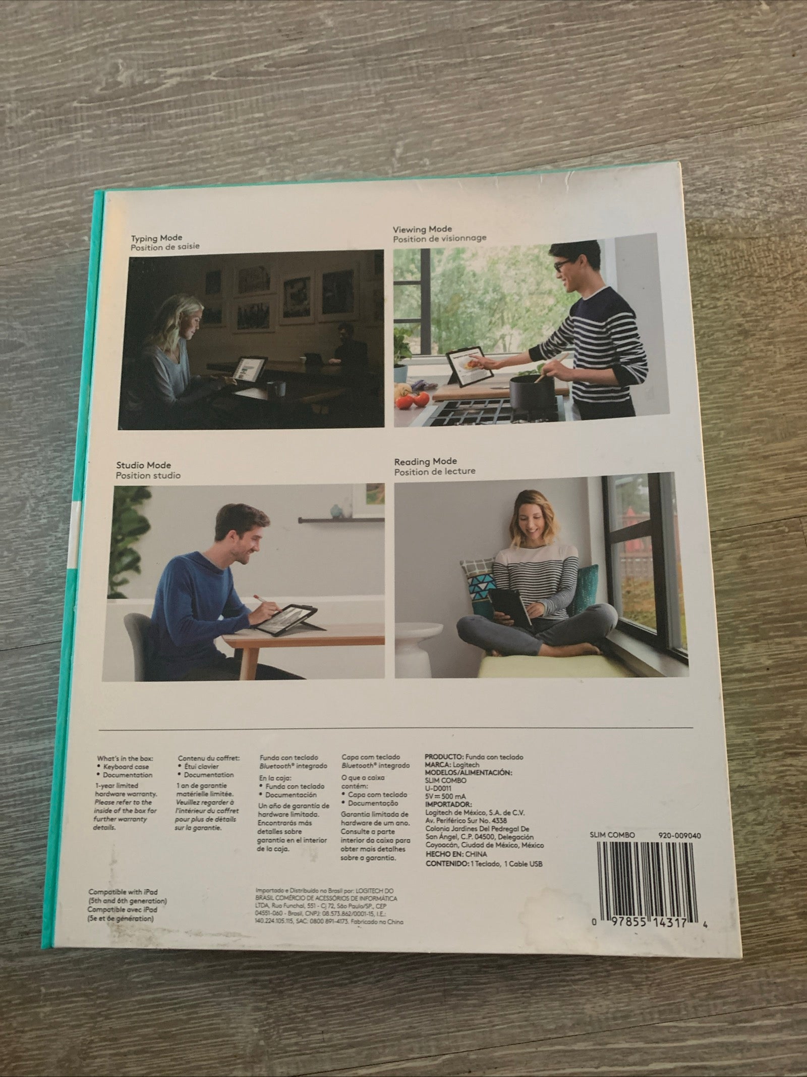 Logitech slim combo for ipad 5th and 6th generation