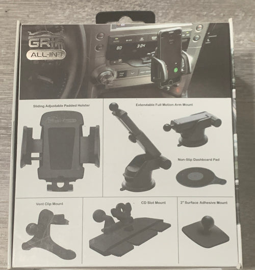 Grip all in 1 universal phone mount